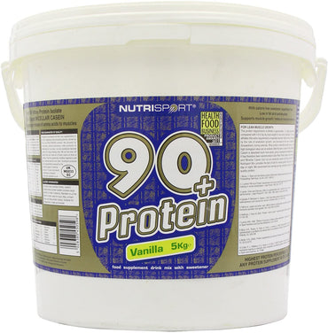 نوتريسبورت 90+ بروتين نباتي 5 كجم بالفانيليا