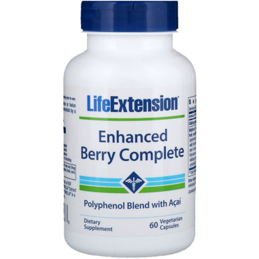 Life Extension, Enhanced Berry Complete, 60 cápsulas vegetales