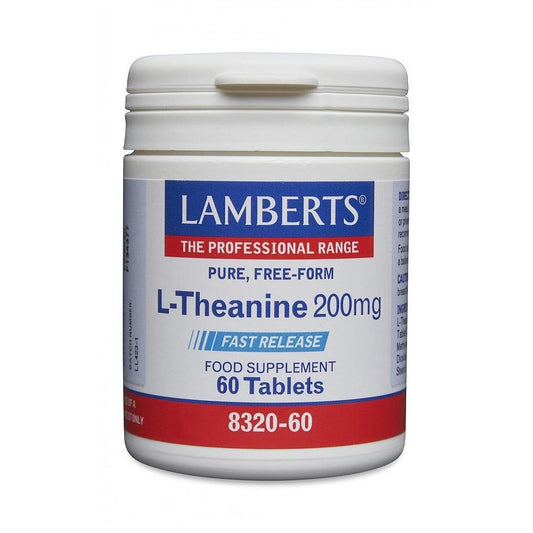 Lamberts l-teanina 200 mg, 60 compresse