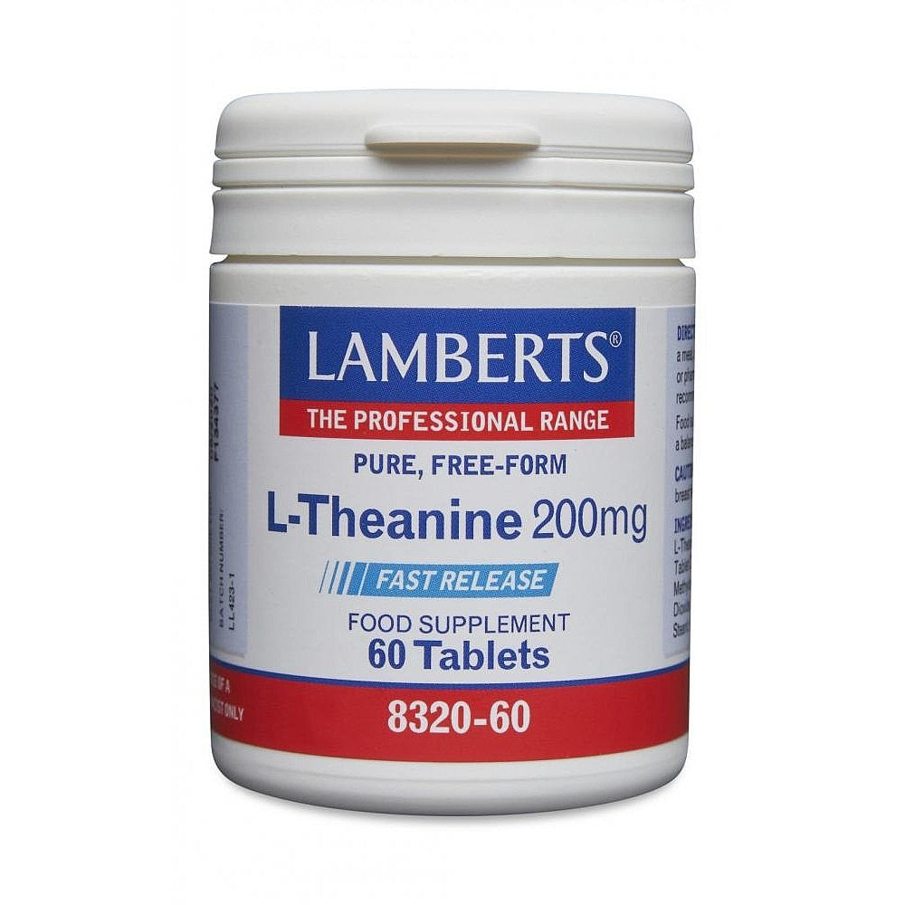 Lamberts l-teanina 200 mg, 60 comprimate