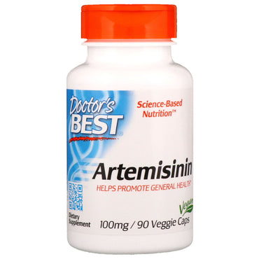 Doctor's Best, artemisinina, 100 mg, 90 cápsulas vegetales