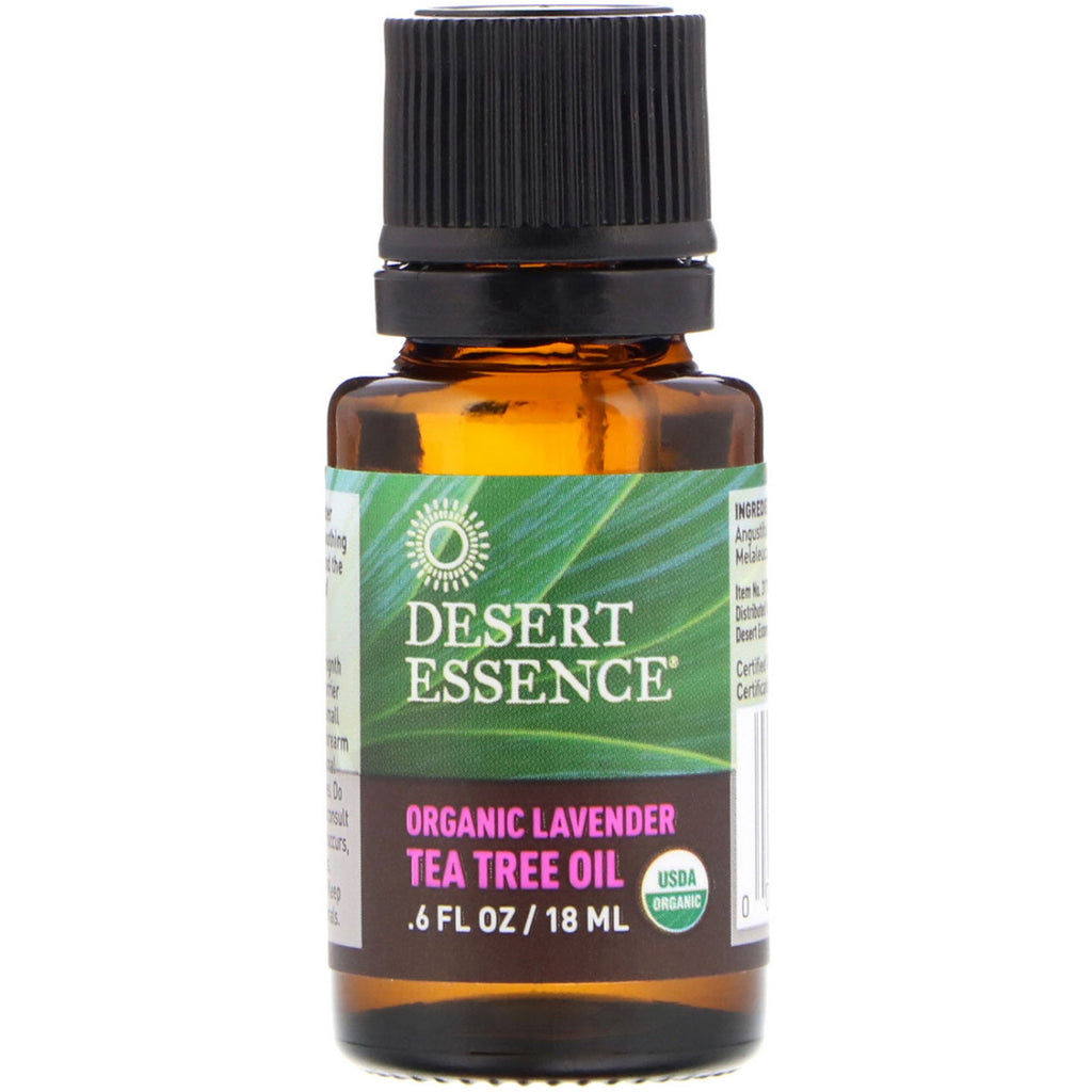 Aceite de árbol de té de lavanda Desert Essence .6 fl oz (18 ml)
