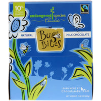 Endangered Species Chocolate, Bug Bites, Natural Milk Chocolate, 22.4 oz (635 g)