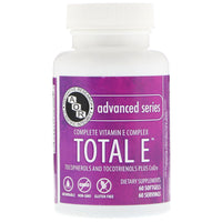 Advanced Orthomolecular Research AOR, Advanced Series, Total E, Complete Vitamin E Complex, 60 Softgels