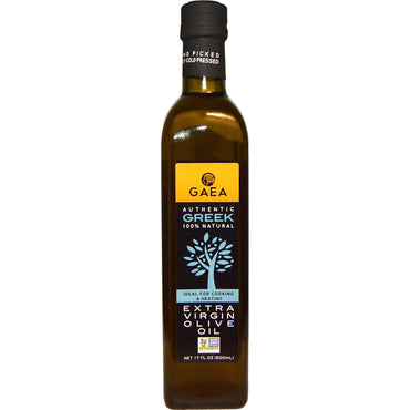 Gaea, græsk, ekstra jomfru olivenolie, 17 fl oz (500 ml)