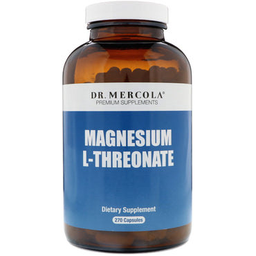 Dr. mercola, magnesium l-threonat, 270 kapsler