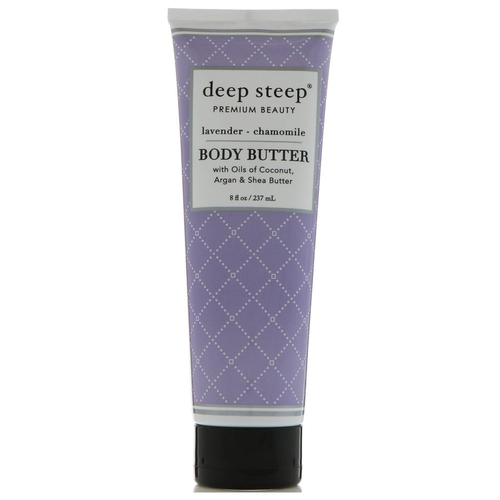 Deep Steep, Körperbutter, Lavendel – Kamille, 8 fl oz (237 ml)