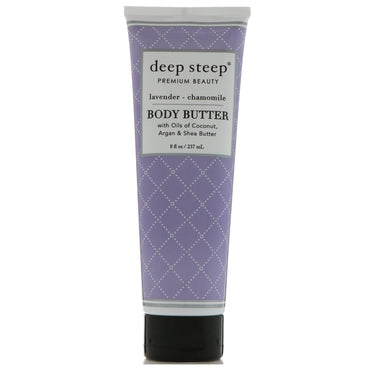 Deep Steep, Body Butter, Lavender - Chamomile, 8 fl oz (237 ml)