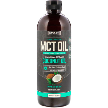 Onnit, MCT-olie, zonder smaak, 24 fl oz (709 ml)