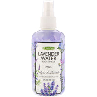 De La Cruz, Lavender Water Body Spray, 8 fl oz (236 ml)