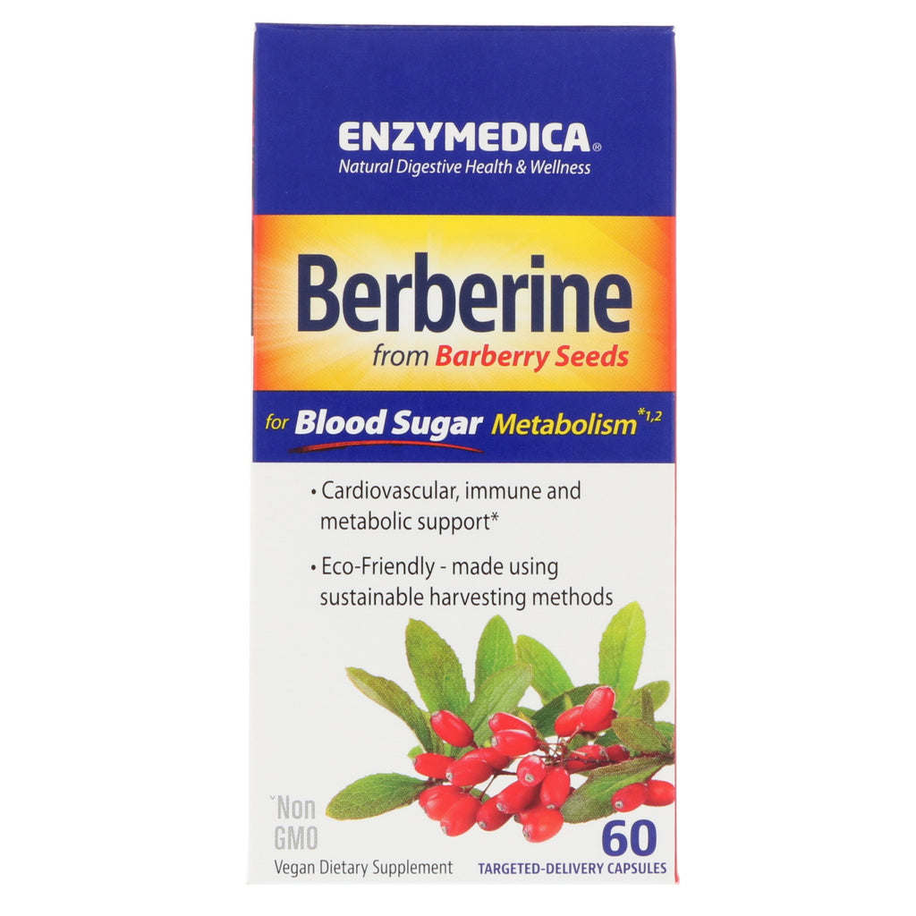 Enzymedica, berberina, 60 capsule