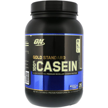 Optimum Nutrition, Gold Standard 100 % caséine, chocolat suprême, 2 lb (909 g)