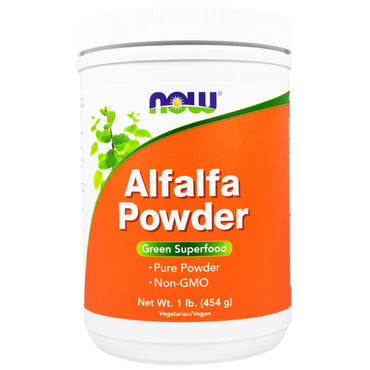 Now Foods, Alfalfa-Pulver, 1 Pfund (454 g)