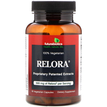 FutureBiotics, Relora, 500 mg, 90 vegetariske kapsler