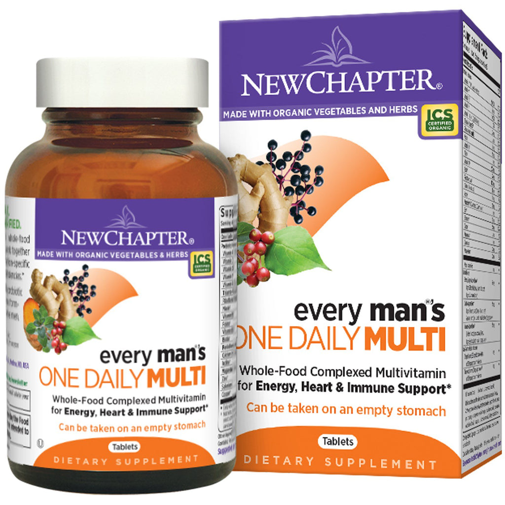 New Chapter, Every Man's One Daily Multi, 72 Tabletten