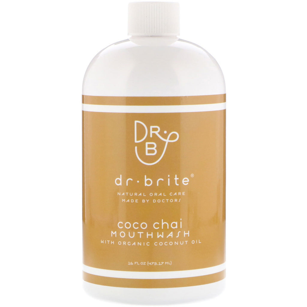 Dr. Brite น้ำยาบ้วนปากผสมน้ำมันมะพร้าว Coco Chai 16 fl oz (473.17 ml)