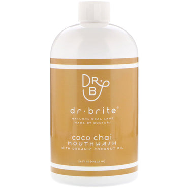 Dr. Brite Mouthwash with  Coconut Oil Coco Chai 16 fl oz (473.17 ml)