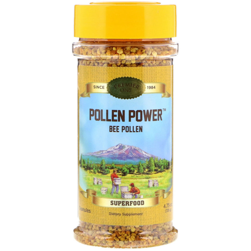 Premier One, Pollen Power, Granules Bee Pollen, 4.75 אונקיות (135 גרם)