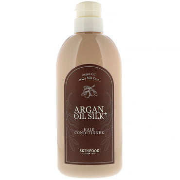 Skinfood, Olio di Argan Silk Plus, Balsamo per capelli, 500 ml (16,09 fl oz)