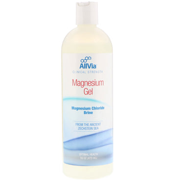 AllVia, gel de magnesio, salmuera de cloruro de magnesio, 16 oz (473 ml)