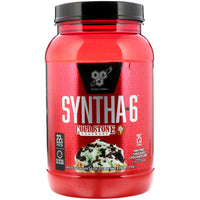 BSN, Syntha-6, Cold Stone Creamery, chispas de chocolate con chocolate y menta, 2,59 lb (1,17 kg)