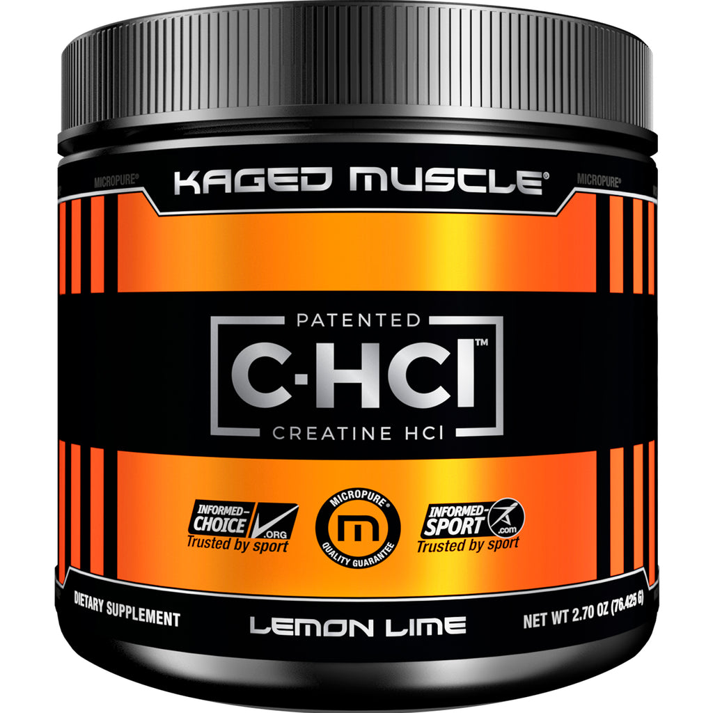 Kagged Muscle, Creatina C-HCL patentada, Lima limón, 2,70 oz (76,425 g)