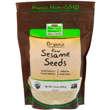 Now Foods, , Raw Sesame Seeds, 16 oz (454 g)