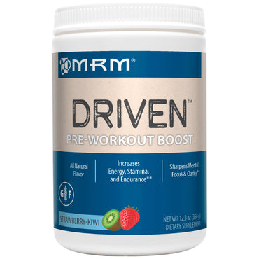 MRM, Driven, Pre-Workout Boost, Fraise-Kiwi, 12,3 oz (350 g)