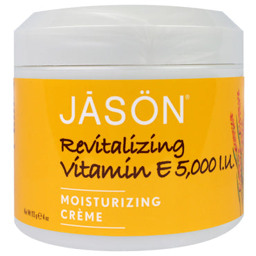 Jason Natural, Rewitalizująca witamina E, 5000 IU, 4 uncje (113 g)