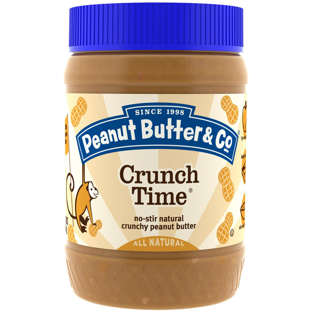 Peanut Butter &amp; Co., Crunch Time, Beurre de cacahuète croquant, 16 oz (454 g)