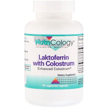 Nutricologie, Laktoferrine avec Colostrum, 90 Capsules Végétariennes