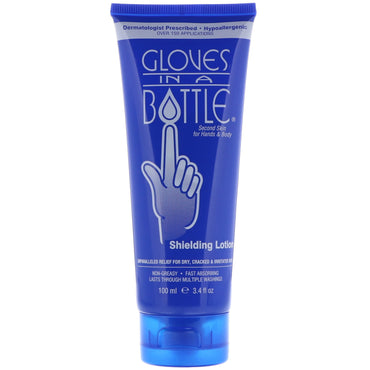 Handskar i en flaska, skyddande lotion, för händer och kropp, 3,4 fl oz (100 ml)