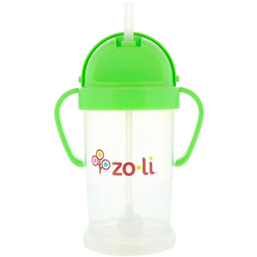 Zoli, Bot XL, vaso con pajita para sorber, verde, 9 oz