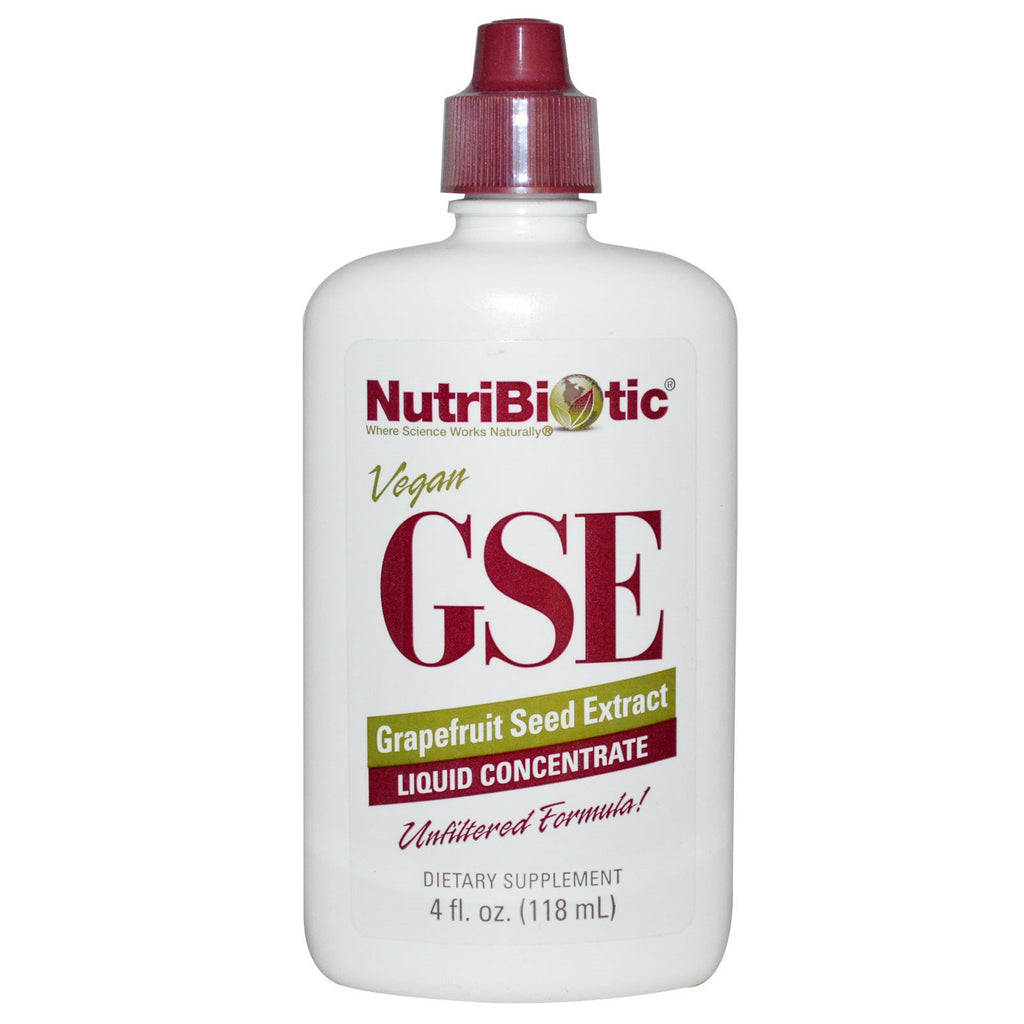 NutriBiotic, GSE グレープフルーツ種子エキス、液体濃縮物、4 fl oz (118 ml)