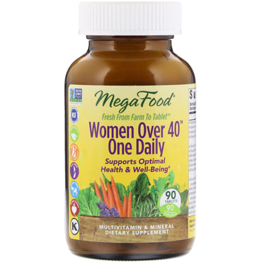 MegaFood, Women Over 40 One Daily, 90 Tablets