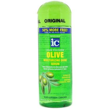 Fantasia, IC, Hair Polisher, Moisturizing Shine Serum, Olive, 6 fl oz (178 ml)