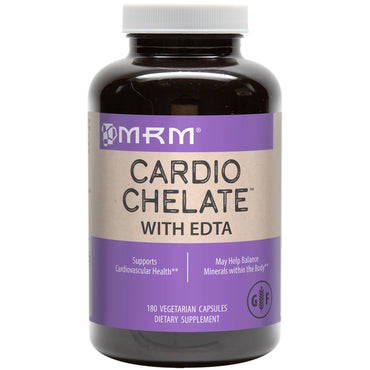 MRM, Cardio Chelate avec EDTA, 180 Capsules Végétariennes
