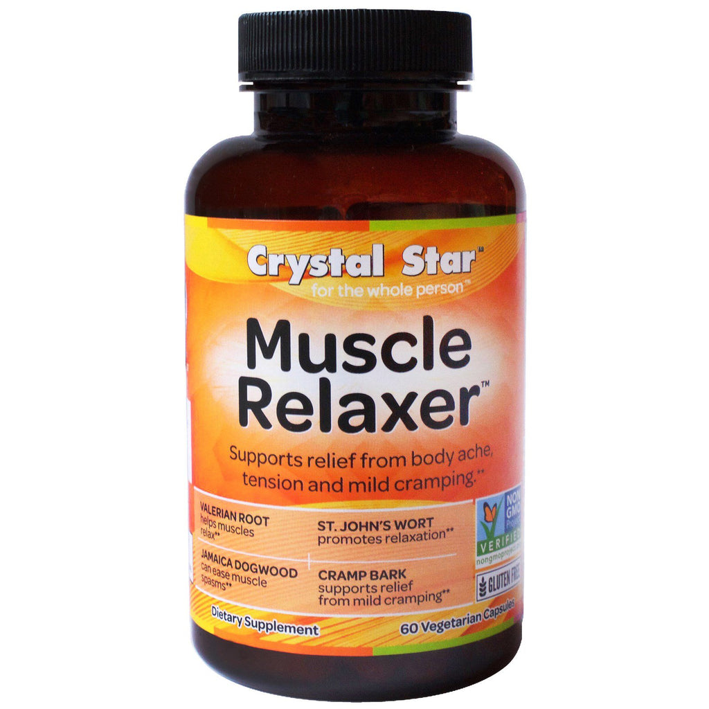 Crystal Star, relaxante muscular, 60 cápsulas vegetais