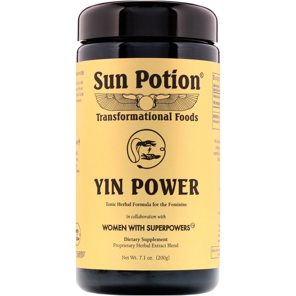 Poção Solar, Poder Yin, Mulheres com Superpoderes, 200 g (7,1 oz)
