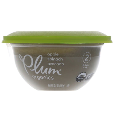 Plum s Baby Bowl trinn 2 eplespinat og avokado 3,6 oz (102 g)