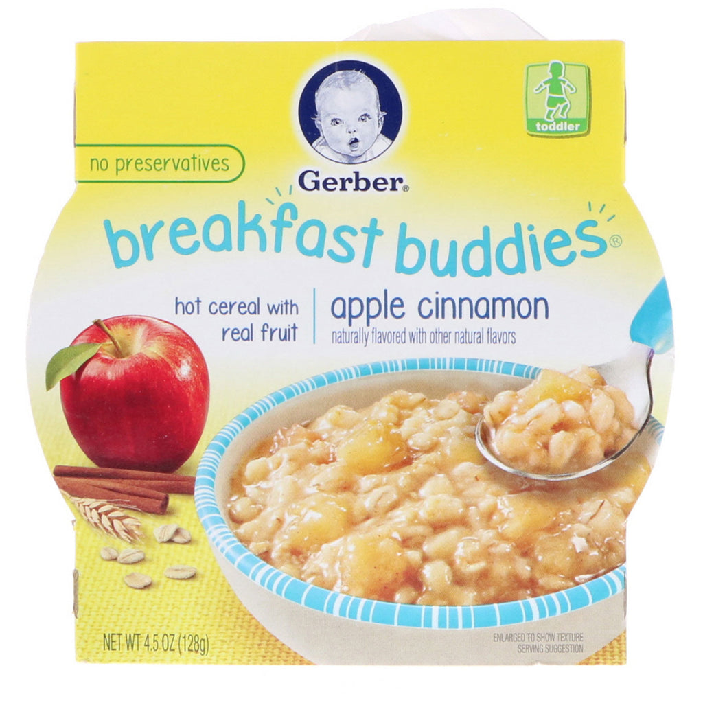 Gerber Breakfast Buddies Pomme Cannelle Enfant 4,5 oz (128 g)