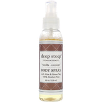 Deep Steep, Spray corporal, Vainilla - Coco, 4 fl oz (118 ml)