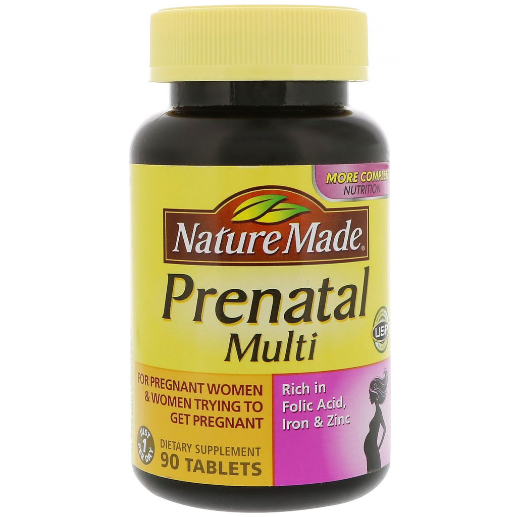 Nature made, multiprenatal, 90 comprimidos
