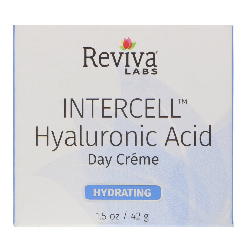 Reviva Labs, InterCell, crema da giorno all'acido ialuronico, 1,5 oz (42 g)