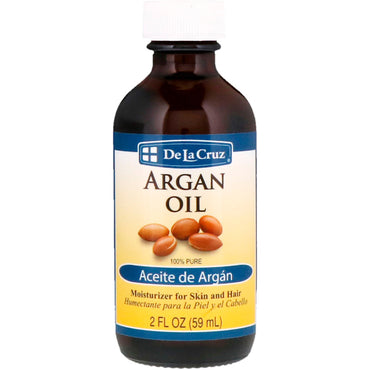 De La Cruz, Aceite de argán, 100 % puro, 2 fl oz (59 ml)