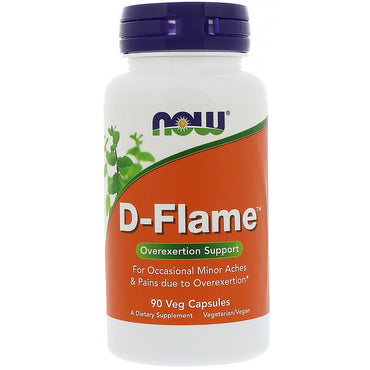 Now Foods, D-Flame, 90 Veg Capsules