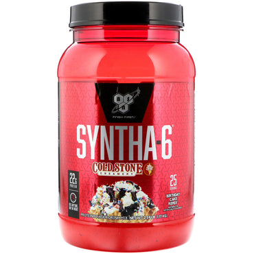BSN, Syntha-6, Cold Stone Creamery, 생일 케이크 리믹스, 1.17kg(2.59lb)