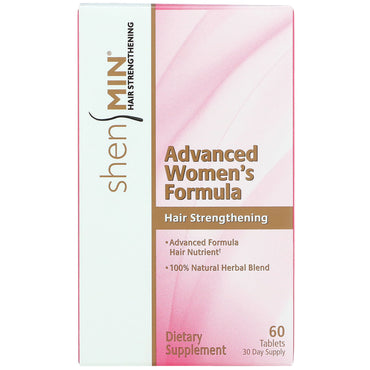 Natrol Shen Min Hair Strengthening Advanced Fórmula Feminina 60 Comprimidos