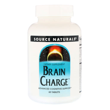 Source Naturals, Charge cérébrale, 60 comprimés