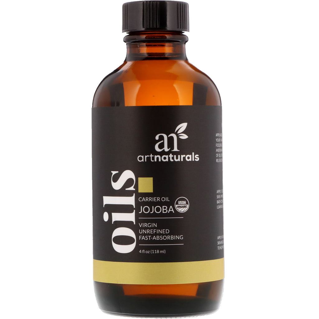 Artnaturals, ulei purtător, jojoba, 4 fl oz (118 ml)